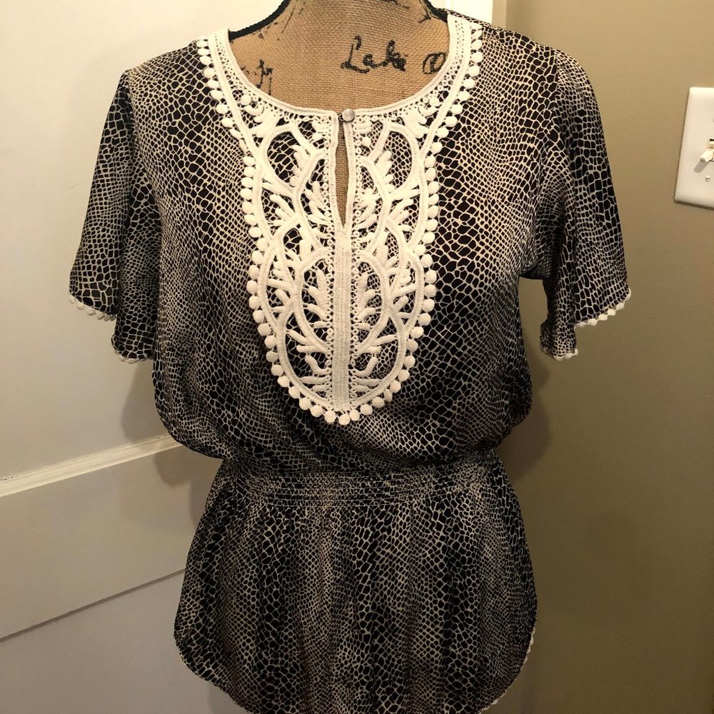 Alligator Lace Top